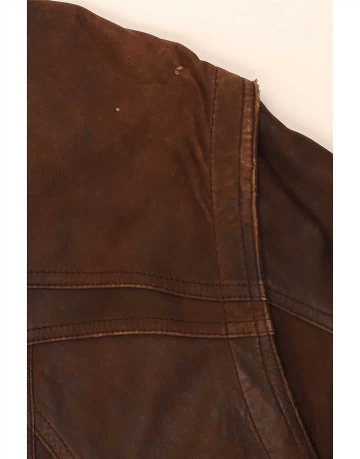 Morena muška kožna jakna IT 50 Large Brown Leather