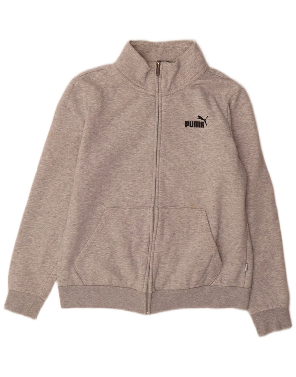 Puma ženska gornja jakna trenirke UK 14 Large Grey Cotton