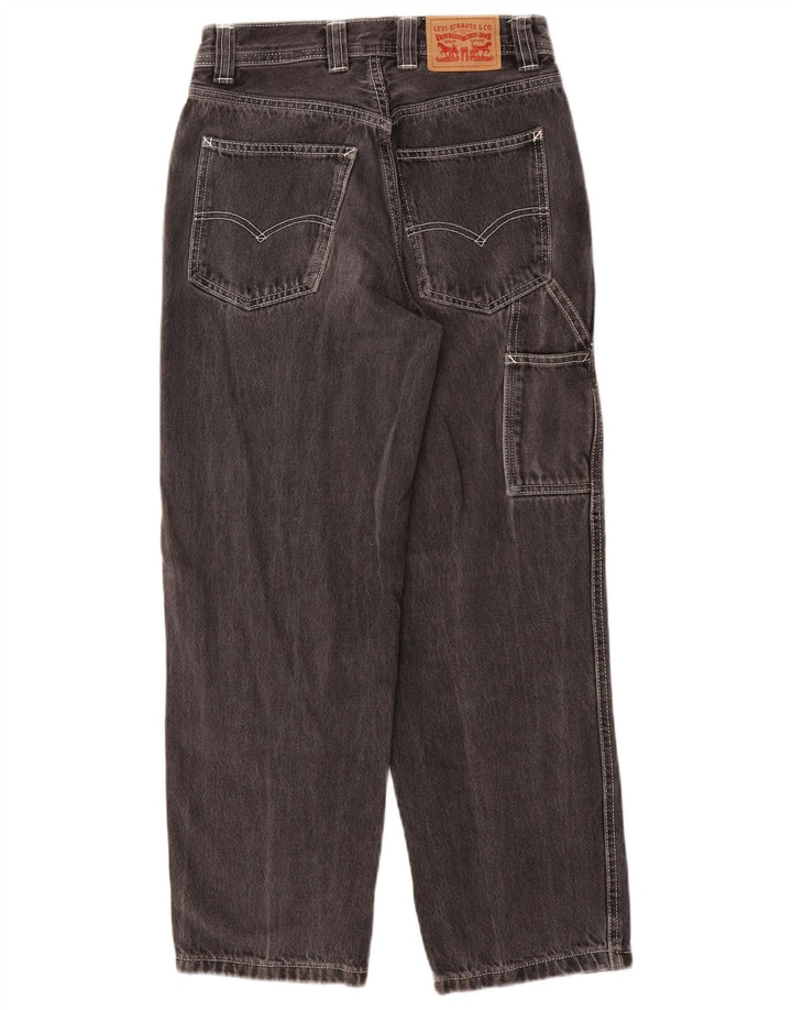 Levi's ženske Cargo sužene traperice W25 L26 sivi pamuk