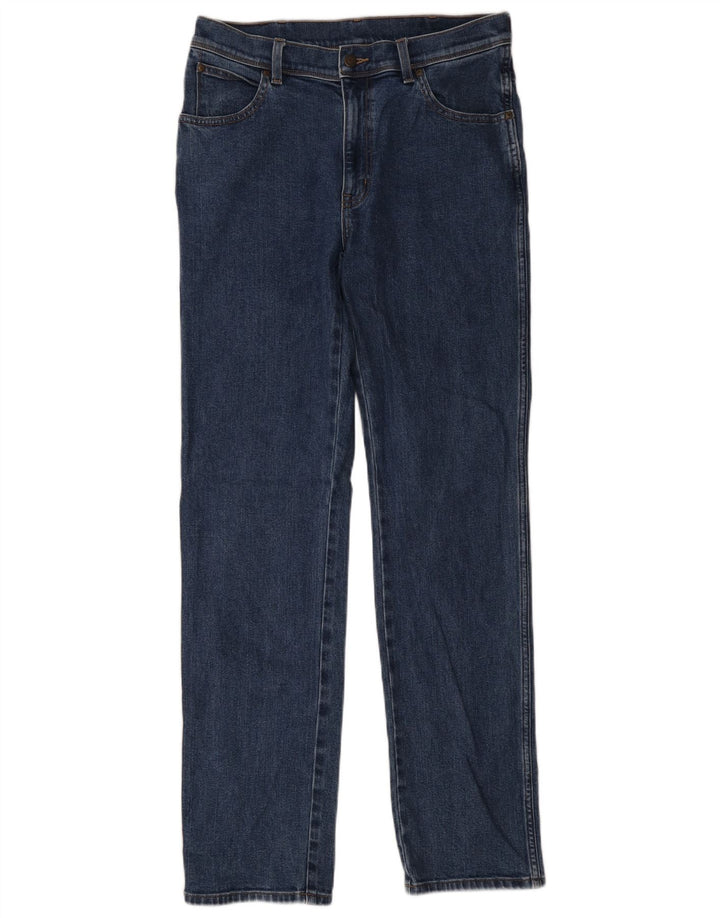 Wrangler muške ravne traperice W34 L34 plavi pamuk
