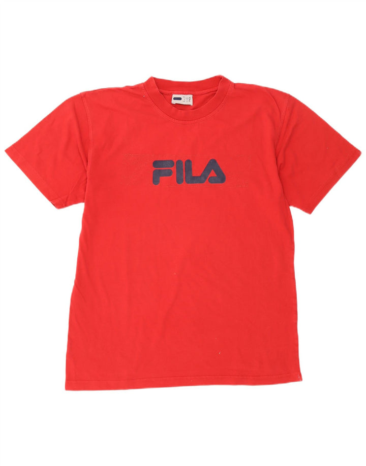 Fila muška velika majica kratkih rukava s grafičkim motivima, crvena