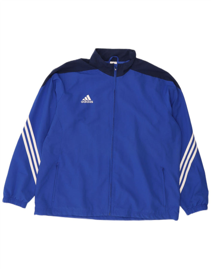 Adidas muška trenirka gornja jakna 2XL poliester plave boje