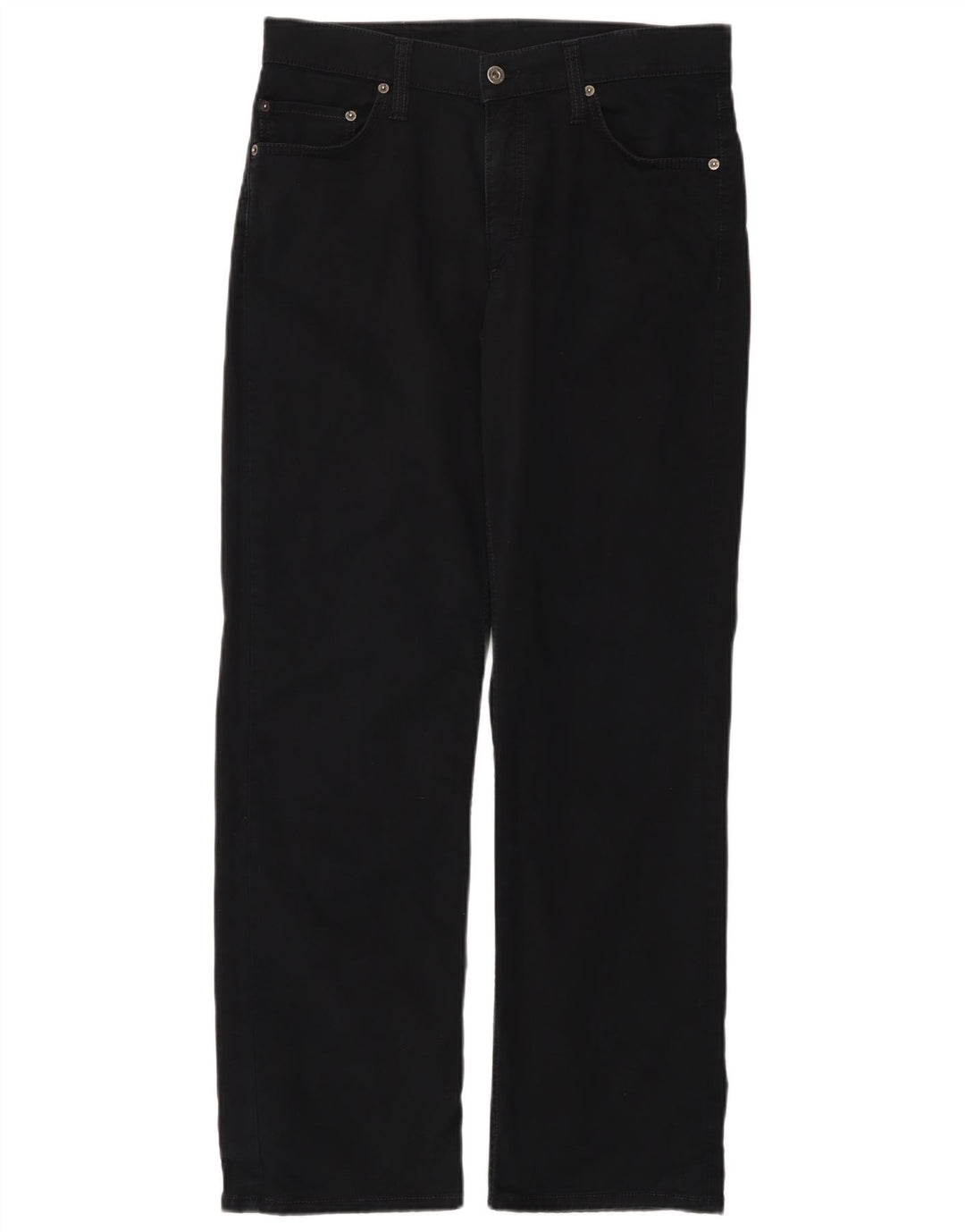MUSTANG Mens Straight Jeans W34 L32 Navy Blue Cotton