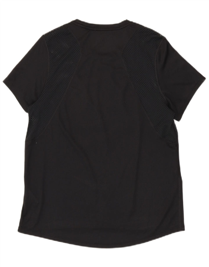 NIKE ženska majica kratkih rukava Dri Fit UK 14 srednji crni poliester