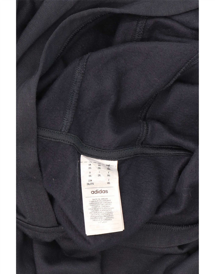Adidas muška majica s kapuljačom 2XL tamnoplavi poliester