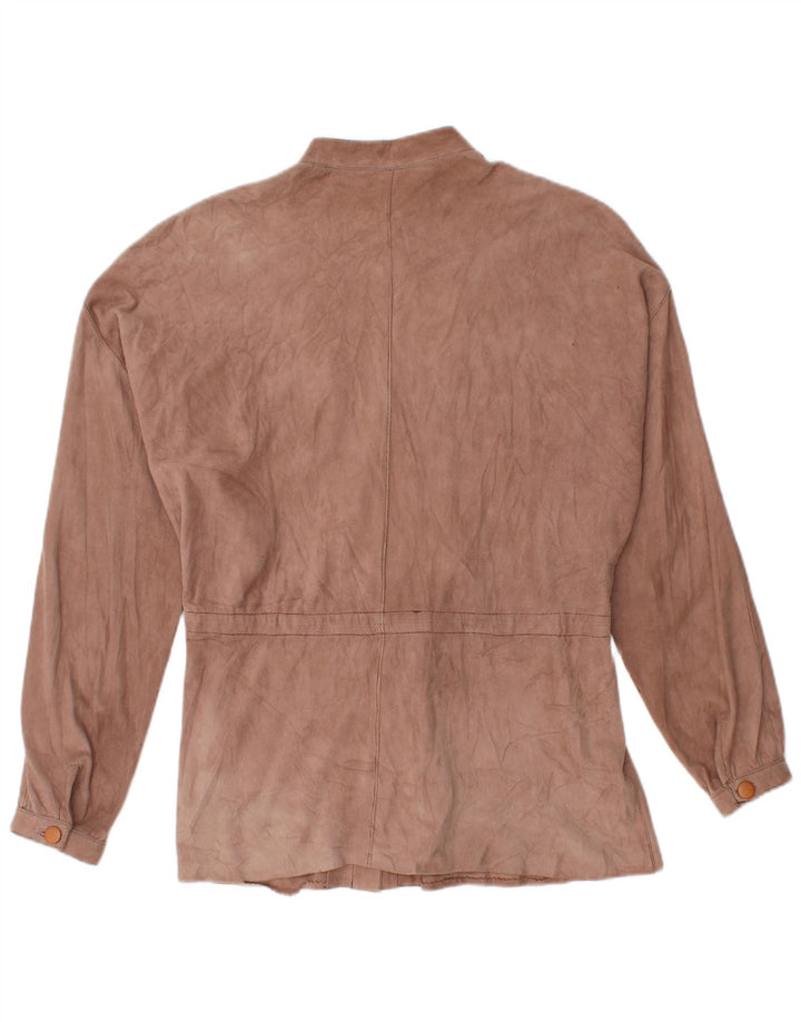 VINTAGE ženska košulja od brušene kože EU 44 XL smeđa