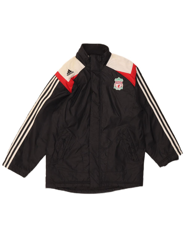 Adidas Boys Graphic Podstavljena Jakna 11-12 godina Crna Colourblock Najlon