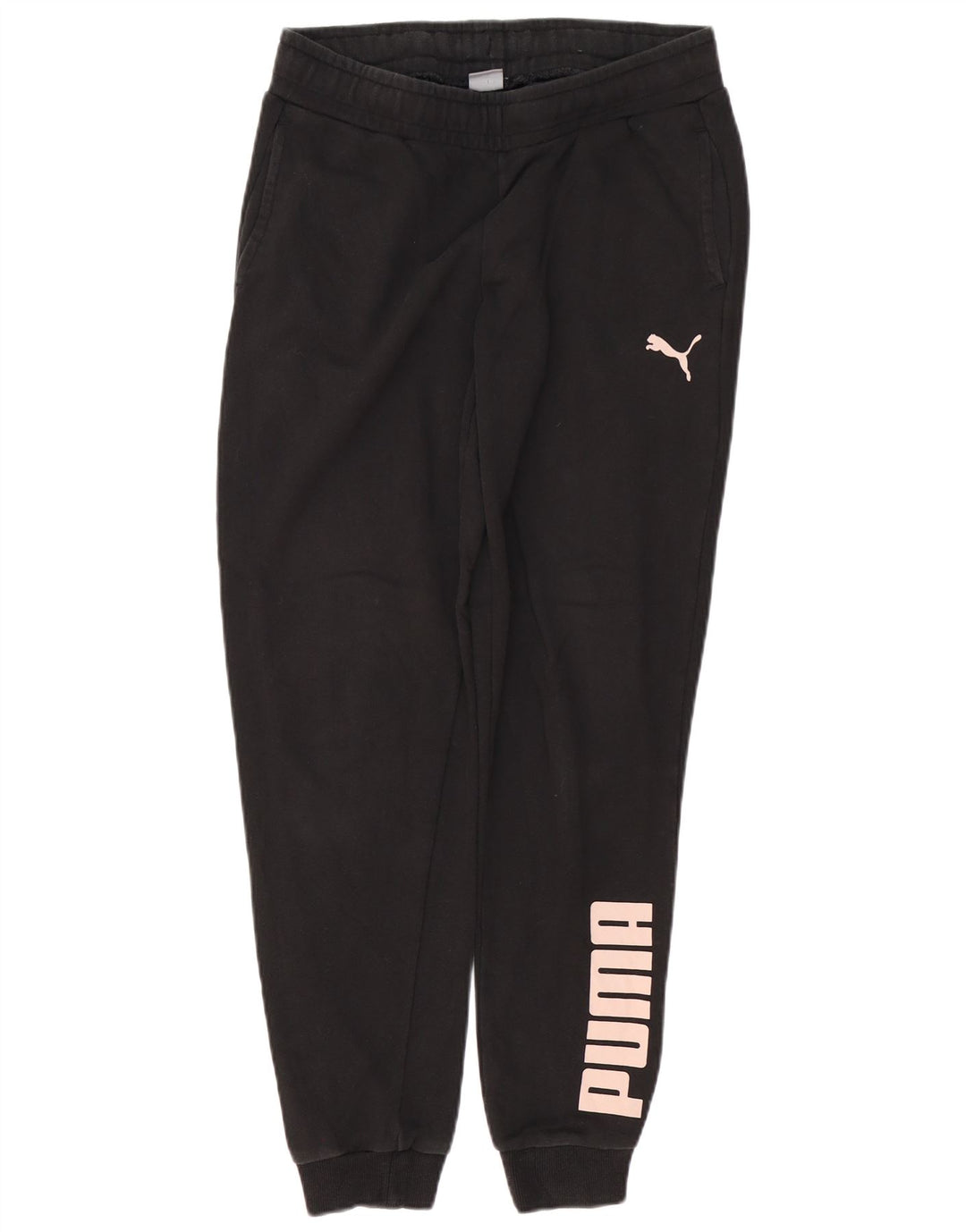 PUMA Ženske trenirke s grafičkim motivima Joggers UK 14 srednje crne