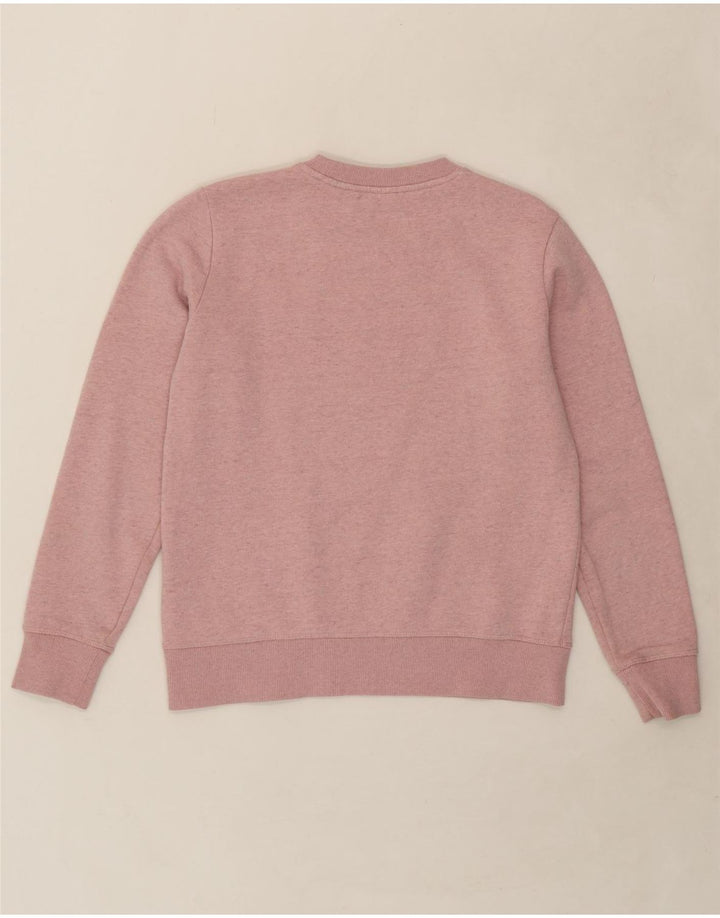 SUPERDRY Womens Sweatshirt Jumper UK 8 Small Pink Cotton Vintage Superdry and Second-Hand Superdry from Messina Hembry 