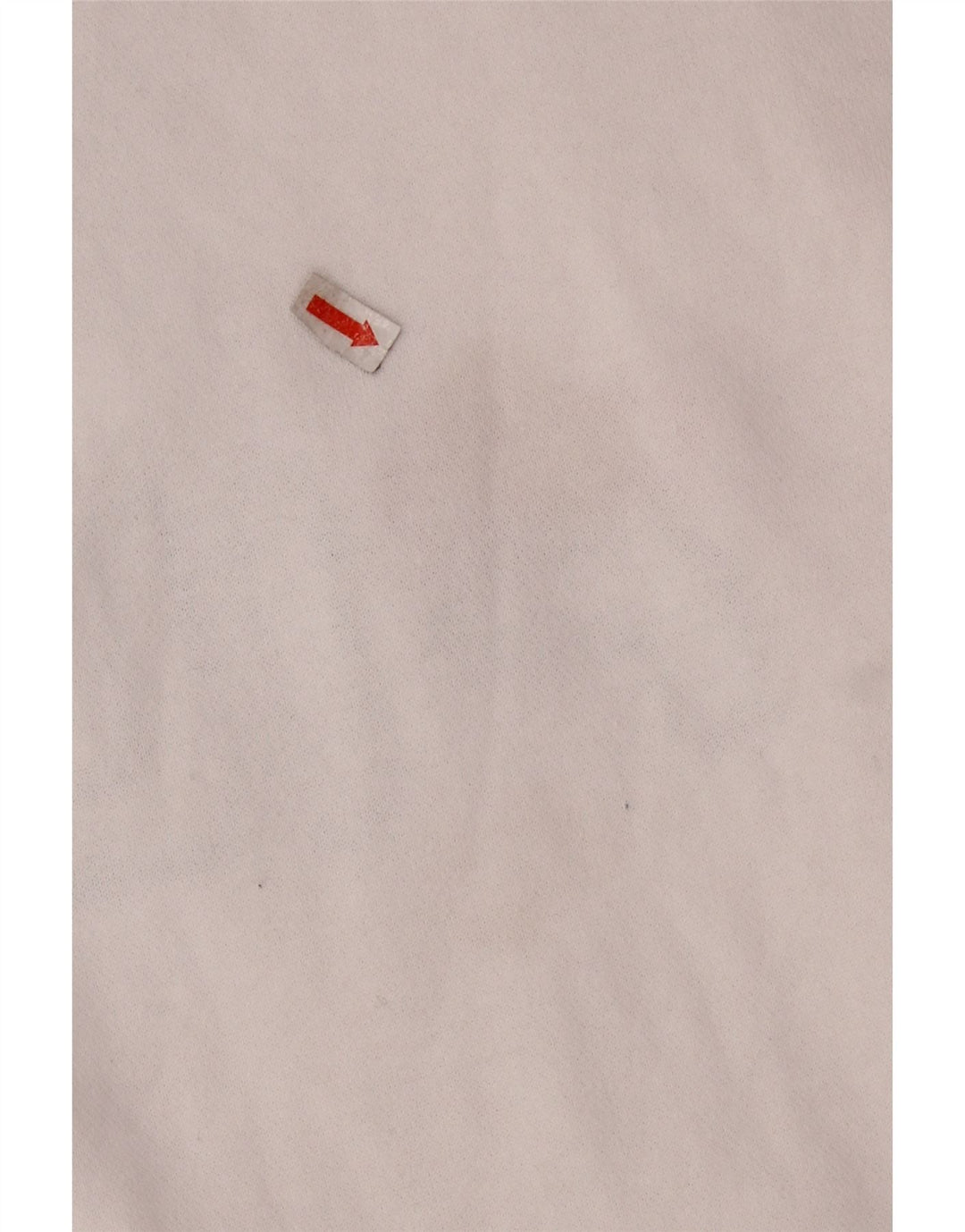 FILA Ženska majica s kratkim izrezom s patentnim zatvaračem UK 16 Veliki bijeli pamuk