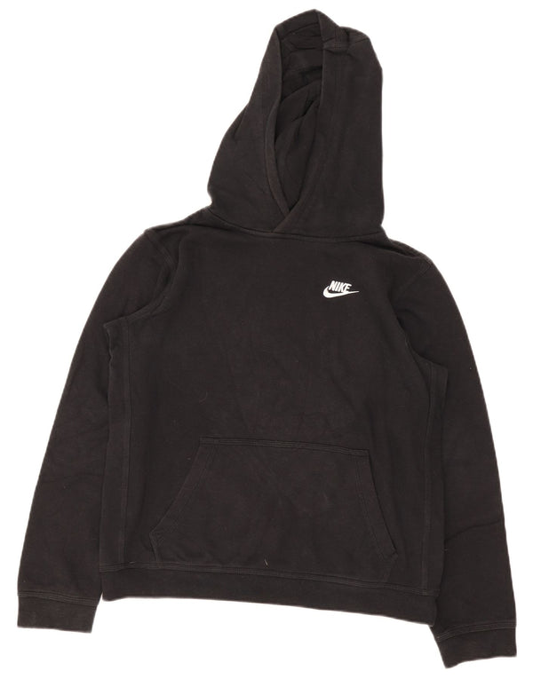 Nike majica s kapuljačom za dječake 13-14 godina XL crni pamuk
