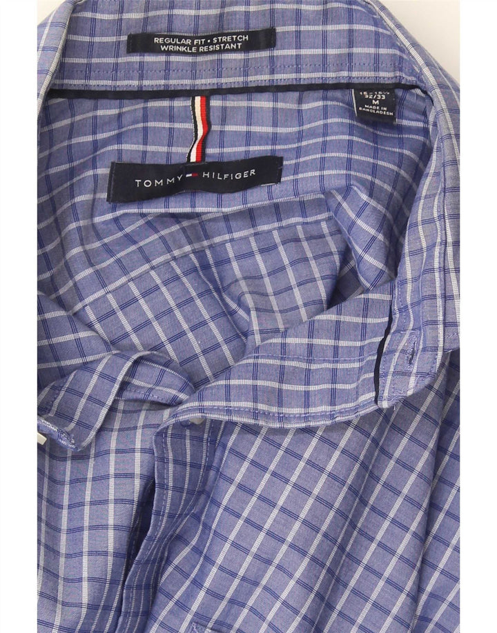 Tommy Hilfiger muška košulja standardnog kroja veličina 15/15 1/2 srednje plava karirana