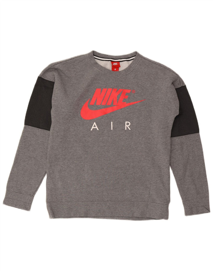 Nike muška majica s grafičkim motivima, mali sivi pamuk u blokovima boja