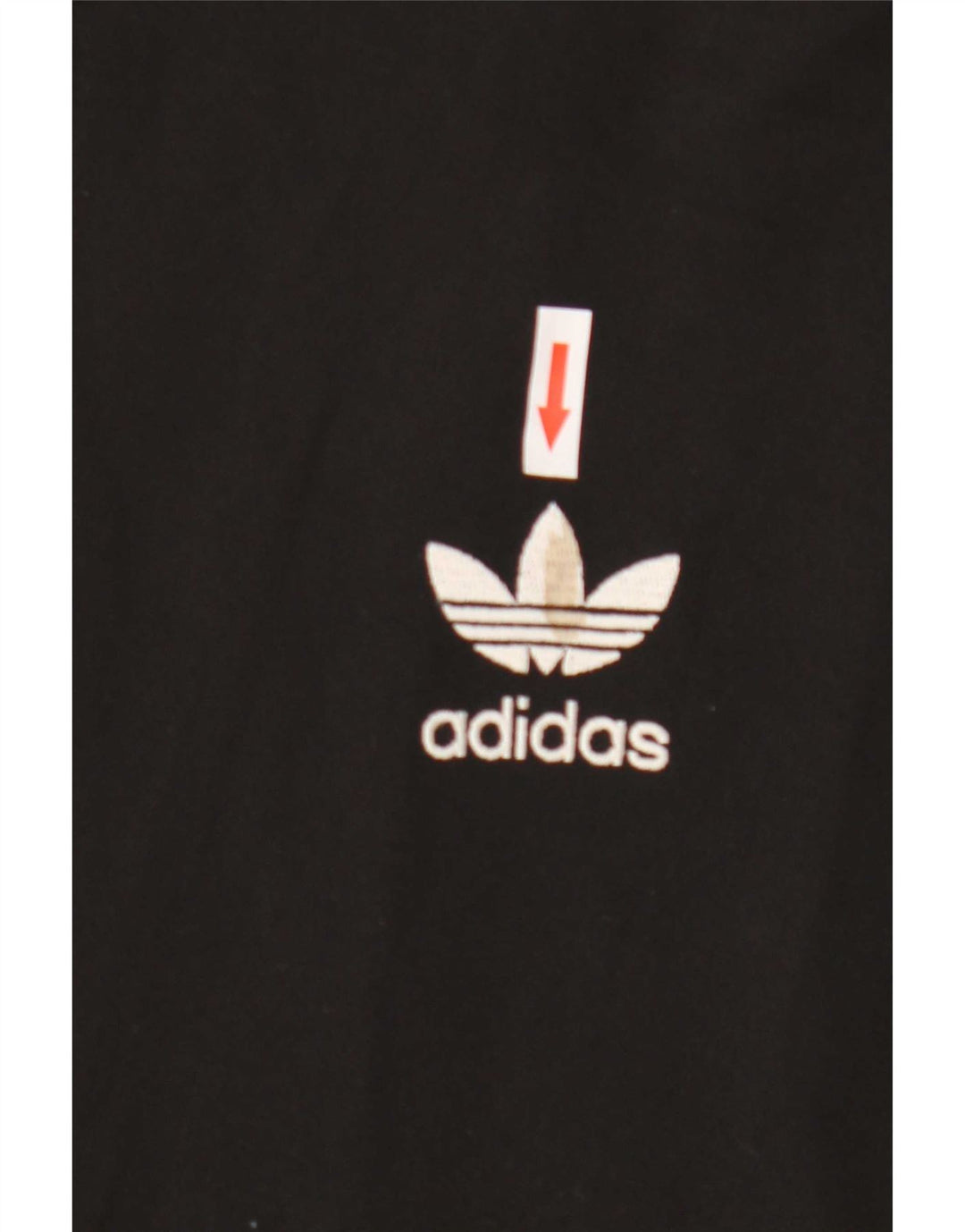 Adidas muška gornja jakna trenirke UK 36/38 mali crni poliester