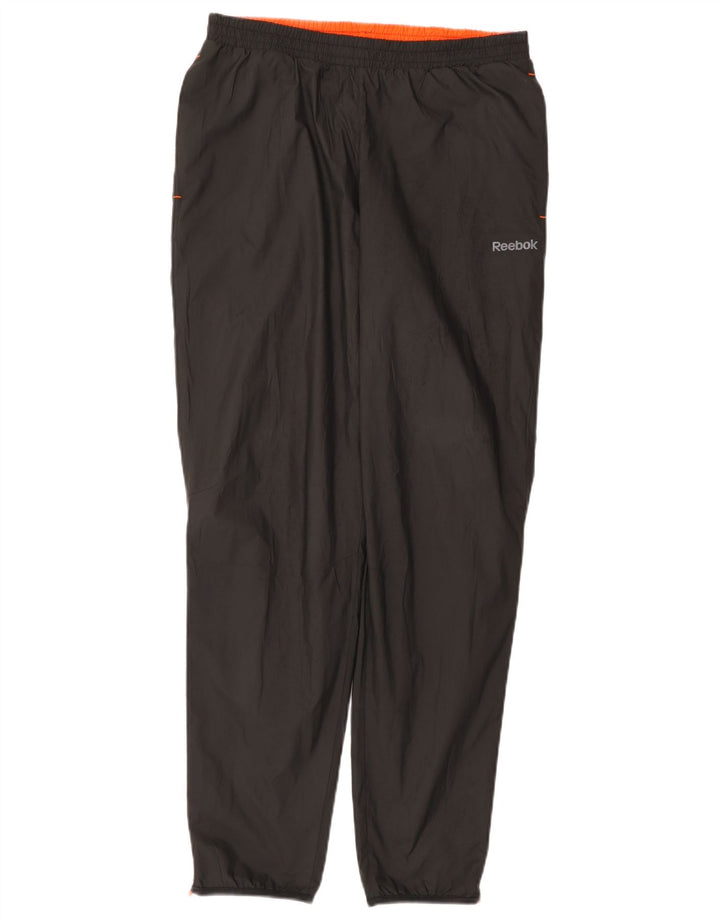 Reebok muške trenirke Hlače Joggers Srednji crni poliester