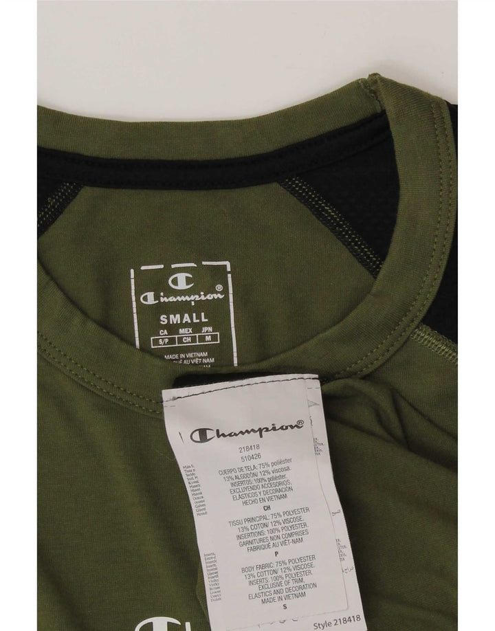 Champion muška majica kratkih rukava Mali zeleni Colourblock poliester