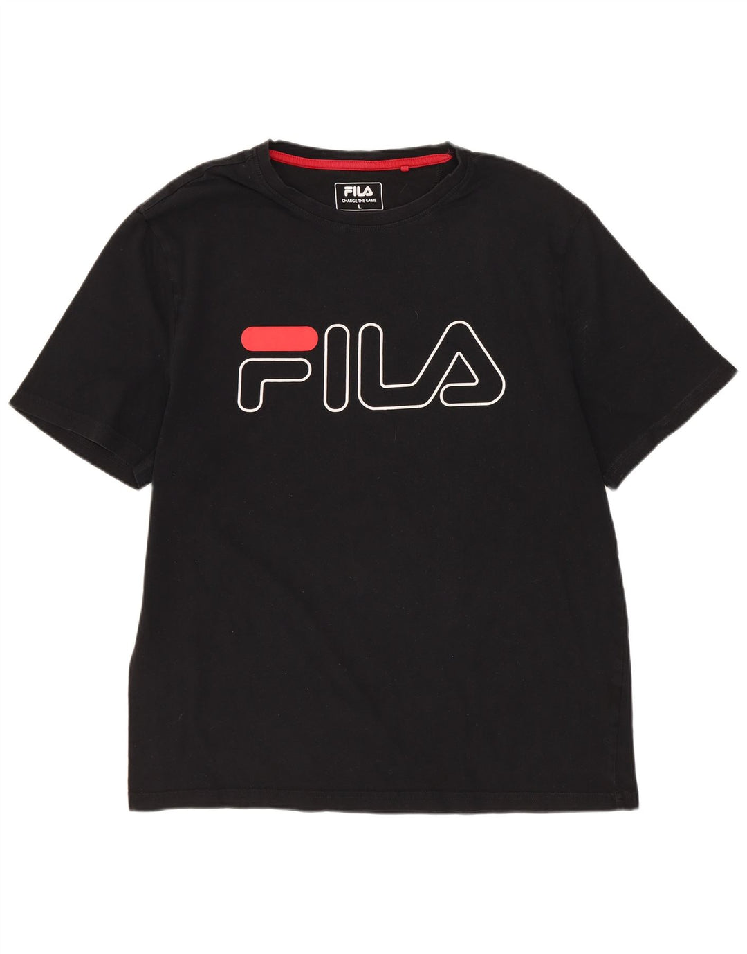 FILA Muška velika crna majica s grafičkim motivima
