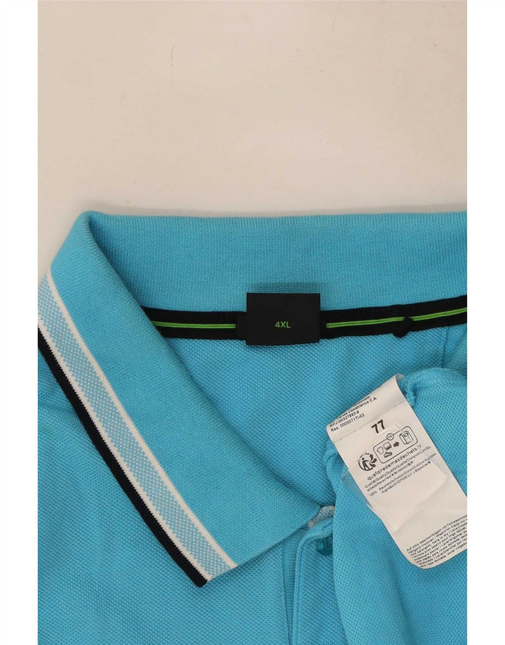 Muška polo majica Hugo Boss 4XL, plavi pamuk