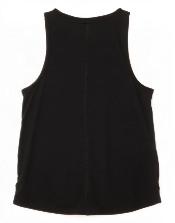 Nike Girls Dri Fit Graphic Vest Top 12-13 Years Large Crni Poliester