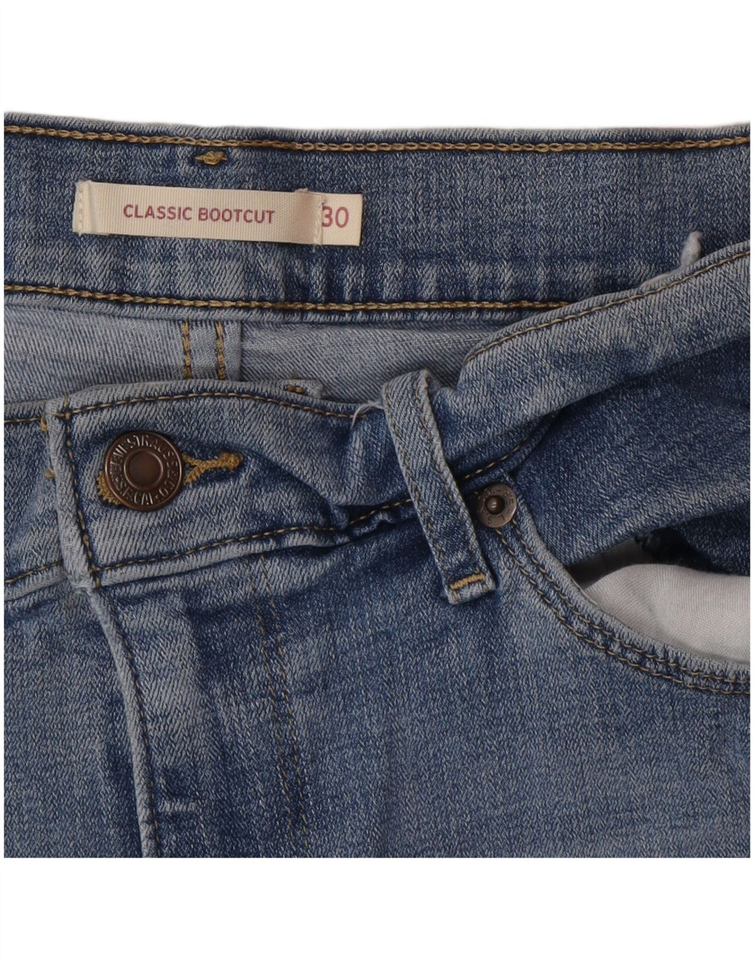 Levi's ženske klasične bootcut traperice W30 L33 plave