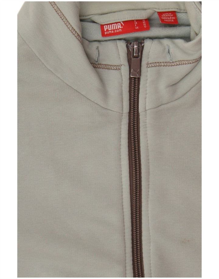 Puma ženska gornja jakna trenirke UK 10 Small Grey Cotton