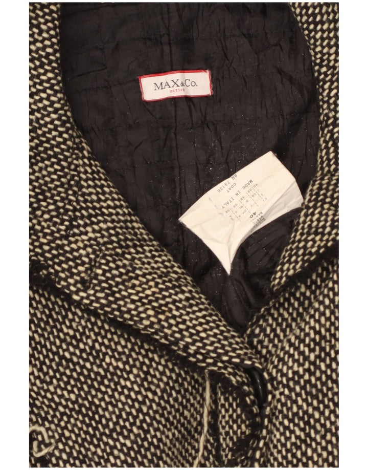 MAX & CO. Ženski gornji kaput UK 8 Mali crni poliester