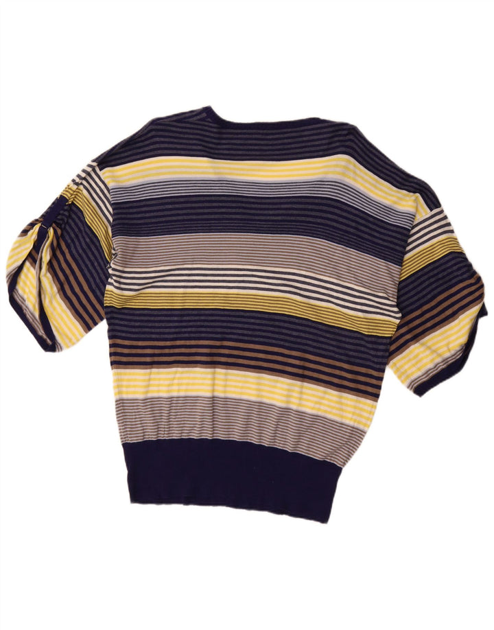 Marks & Spencer ženski džemper s v-izrezom s autographom UK 20 2XL tamnoplava