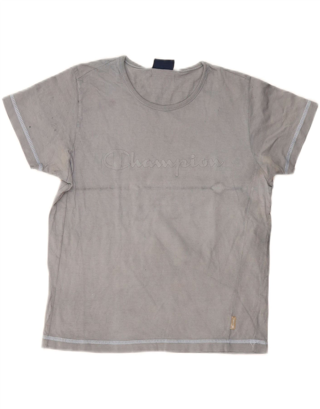 CHAMPION Ženska grafička majica kratkih rukava UK 10 Mala tamnoplava pamuk