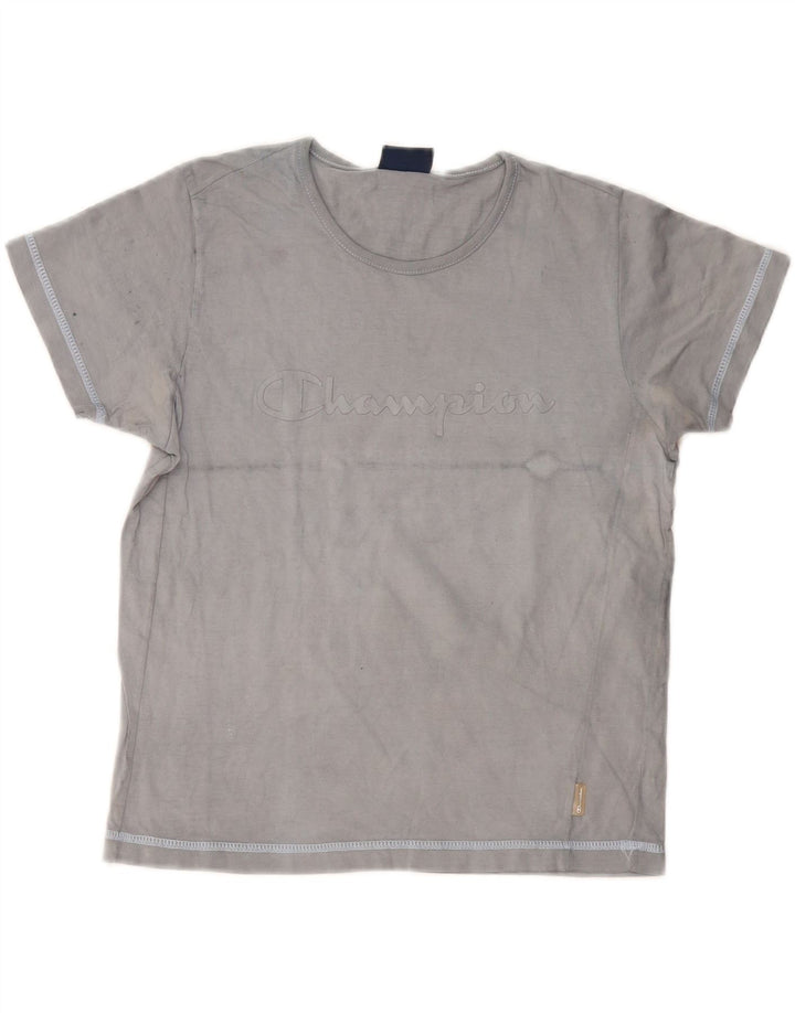 CHAMPION Ženska grafička majica kratkih rukava UK 10 Mala tamnoplava pamuk