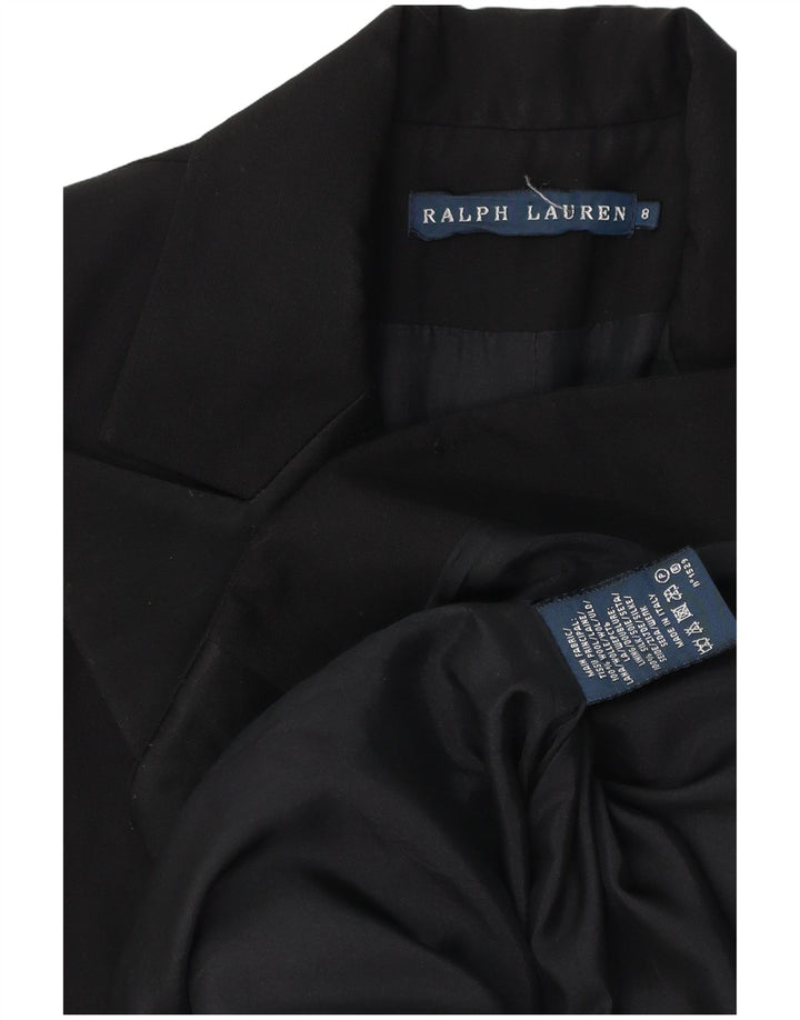 Ralph Lauren Ženska jakna s jednim gumbom US 8 srednje crna vuna