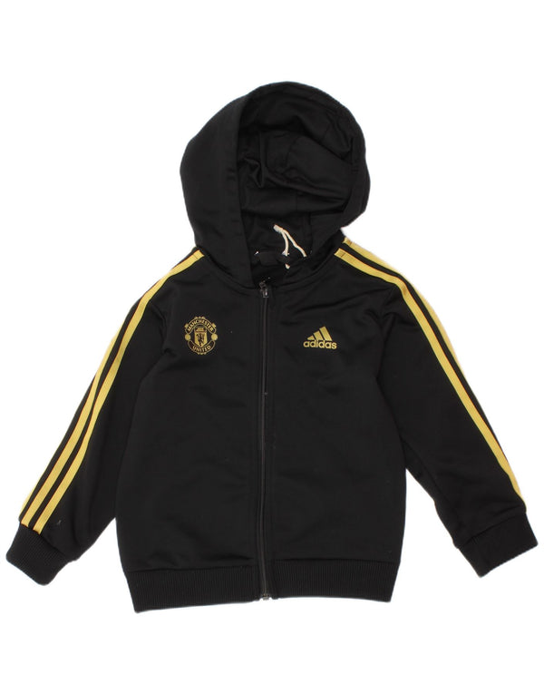 Adidas Baby Boys Manchester United pulover s kapuljačom s patentnim zatvaračem 18-24 mjeseca crni