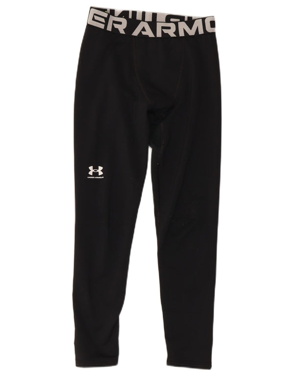 UNDER ARMOUR Tajice Cold Gear Graphic za dječake 9-10 godina srednje crne