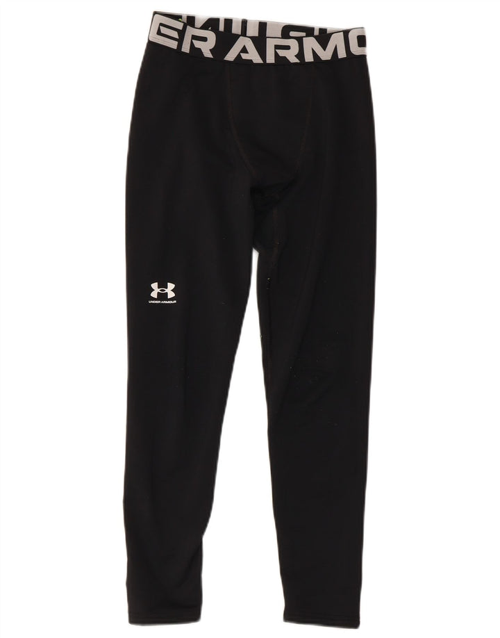 UNDER ARMOUR Tajice Cold Gear Graphic za dječake 9-10 godina srednje crne