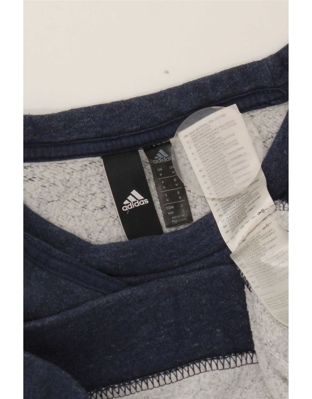 Adidas muška majica s kratkim rukavima, srednje tamnoplavi pamuk