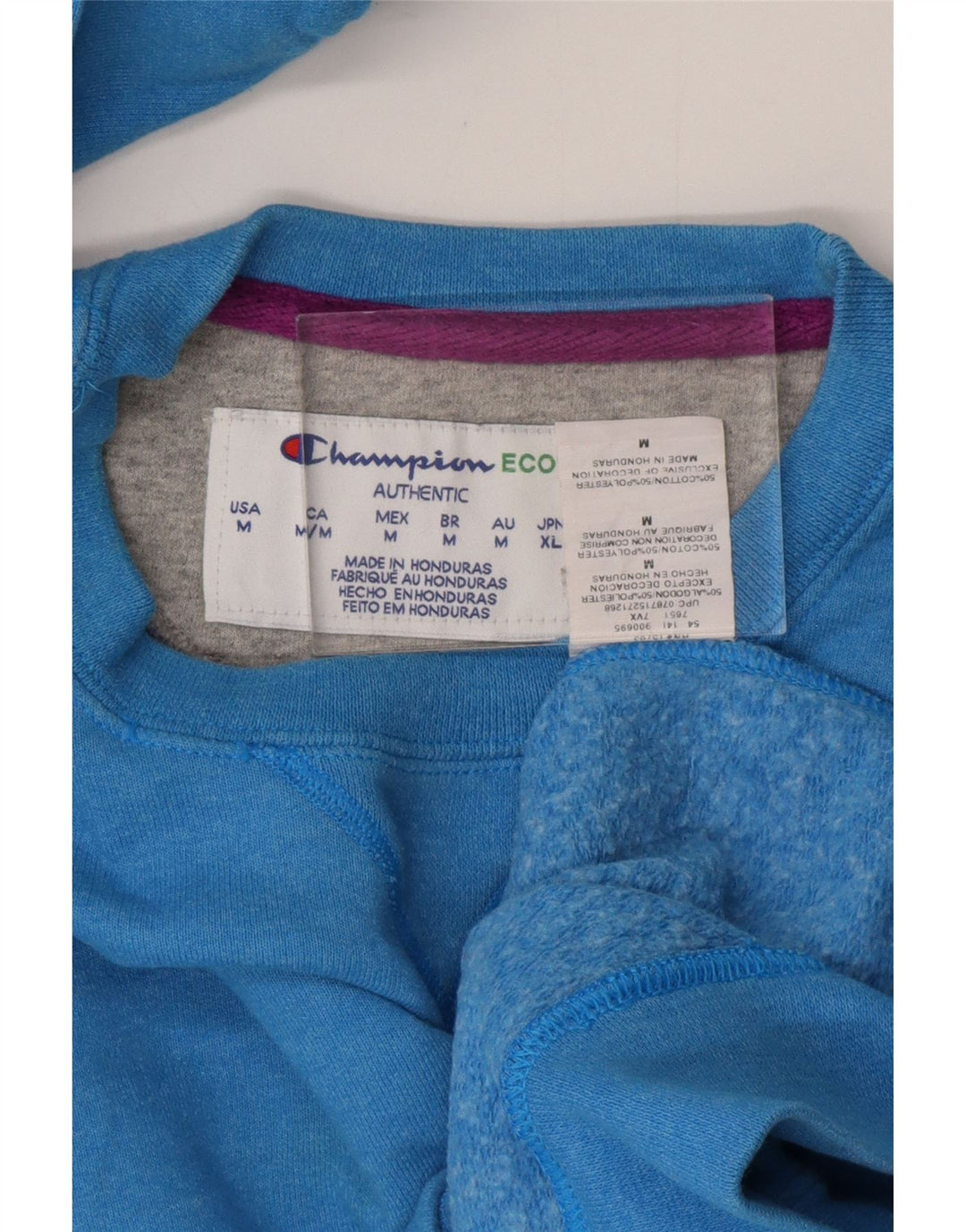 CHAMPION Ženska majica s kratkim rukavima UK 14 Srednje plavi pamuk