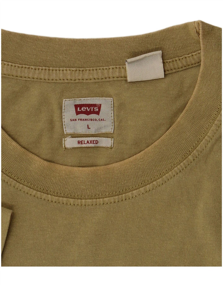 Levi's muška majica kratkih rukava opuštenog kroja, veliki kaki