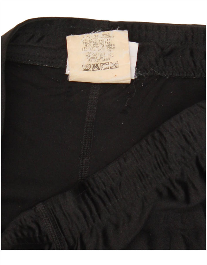 Reebok ženske tajice UK 12 Medium Black Colourblock poliester