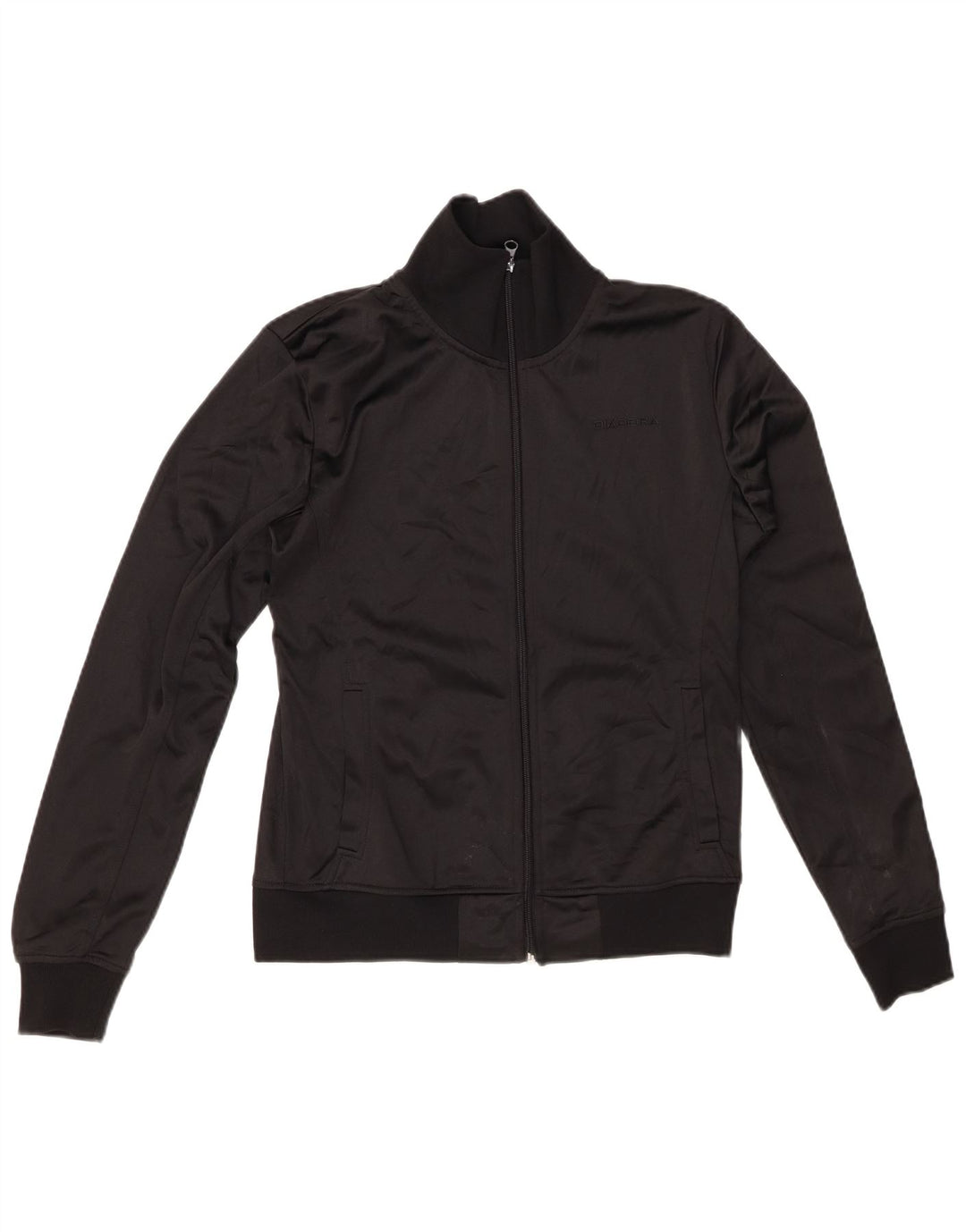 DIADORA Ženska gornja jakna trenirke UK 14 Srednji crni poliester