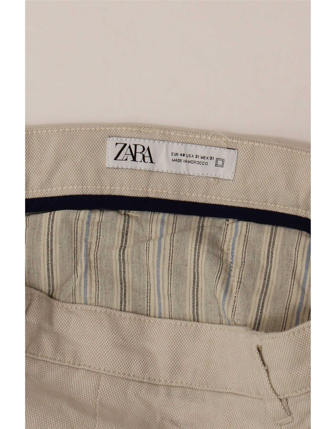 Zara muške chino kratke hlače EU 40 srednje W31 bež