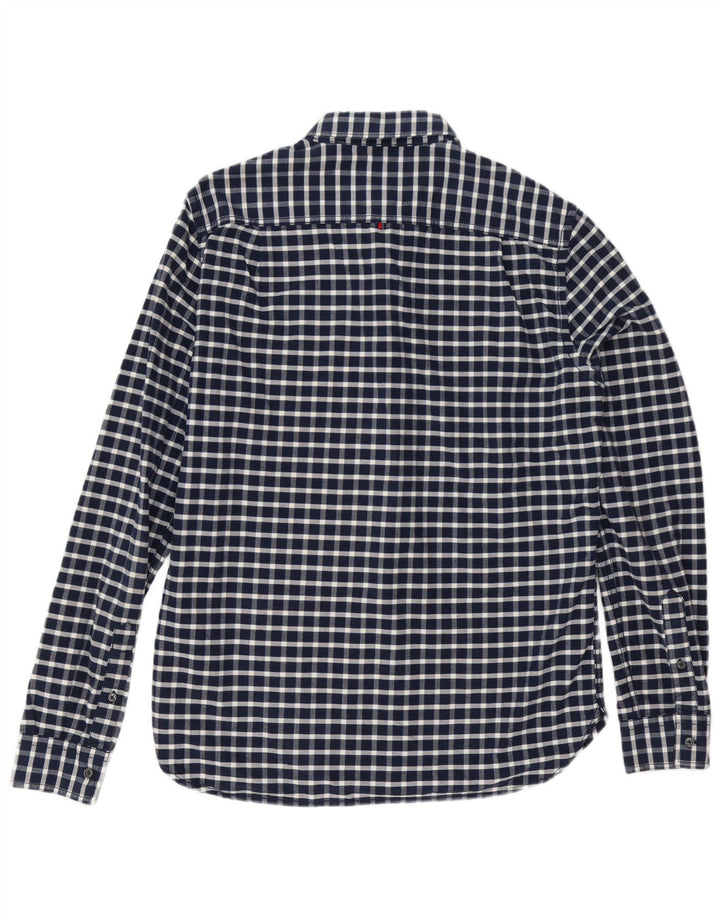 Superdry muška košulja, veliki tamnoplavi karirani pamuk