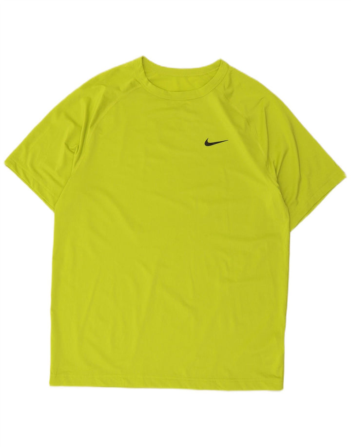 Nike Dri Fit majica kratkih rukava srednje zelene boje od poliestera