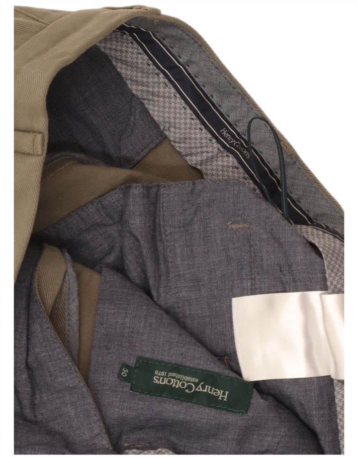 HENRY COTTONS Muške ravne chino hlače IT 50 Large W34 L29 Bež