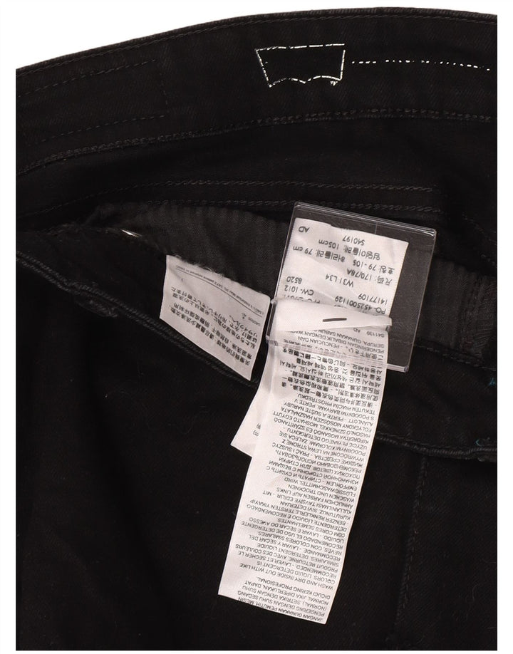 Levi's ženske traper kratke hlače W31 Srednje crni pamuk