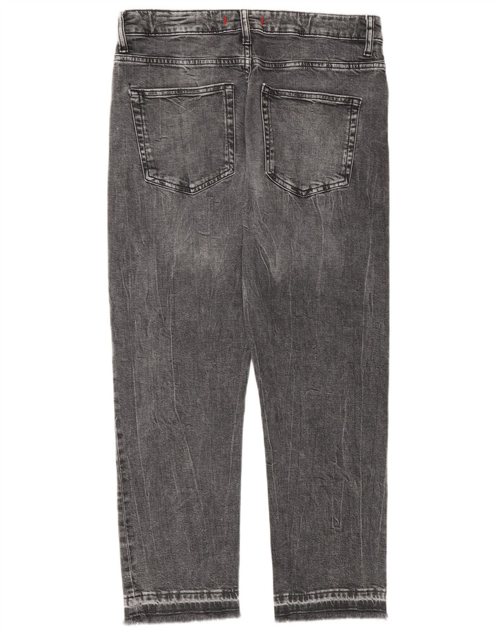 Zara ženske ravne traperice EU 38 male W28 L26 sive