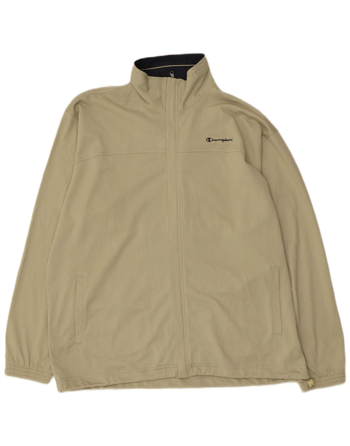 Gornja jakna muške trenirke Champion, veliki zeleni poliester