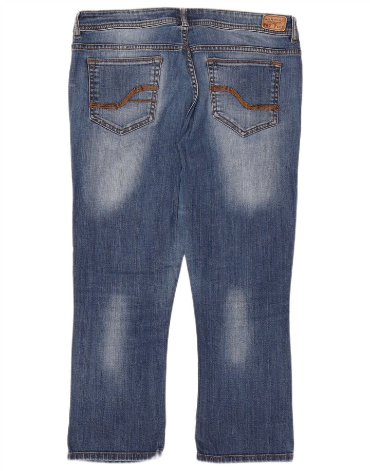 FAT FACE Ženske kapri traperice UK 14 Large W32 L23 Plava