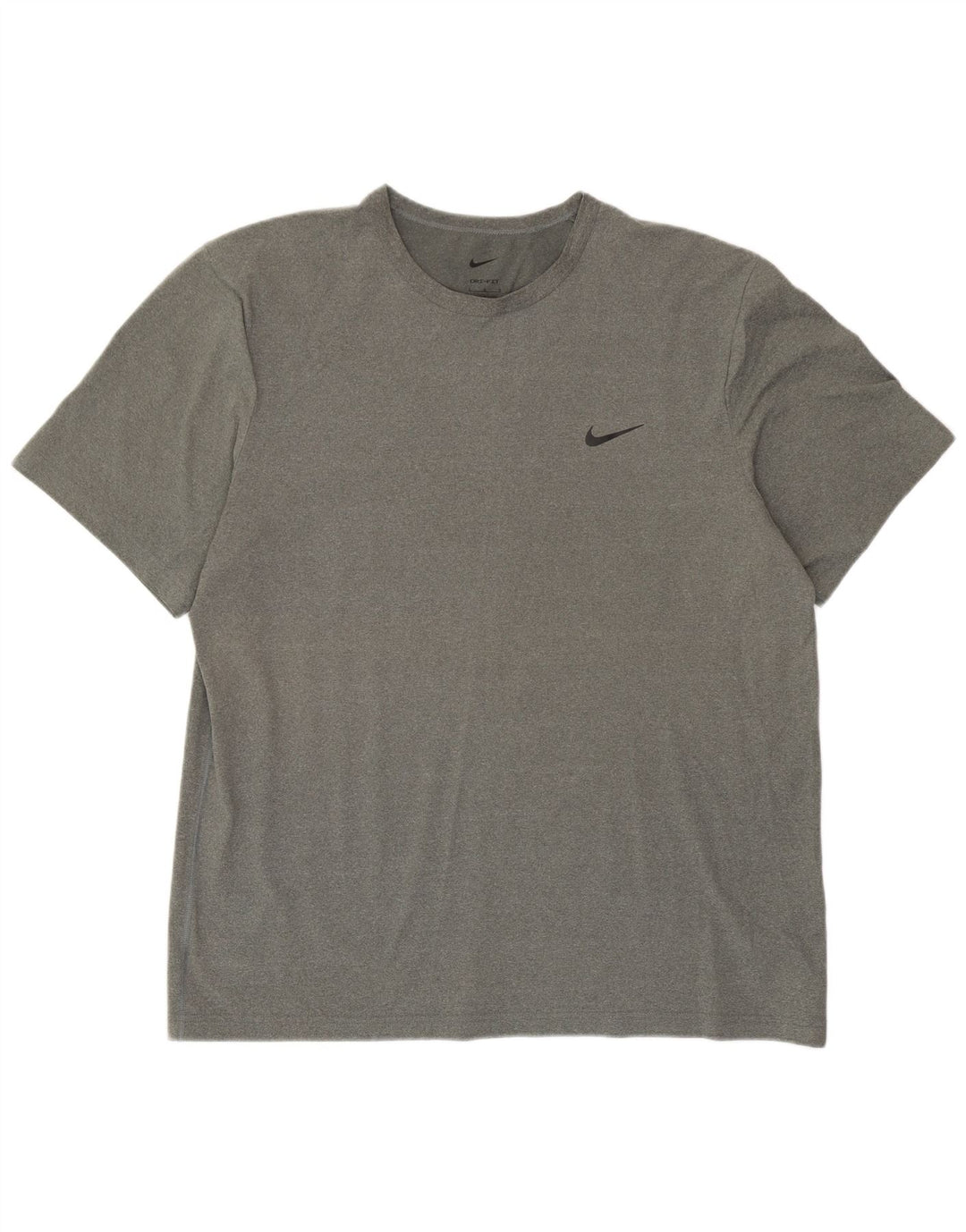 Nike Dri Fit majica kratkih rukava, veliki sivi poliester