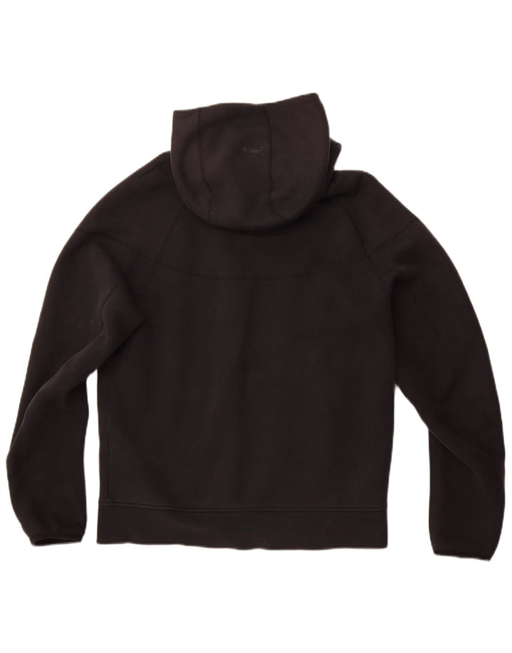 Nike muški pulover s kapuljačom na patentni zatvarač, srednji crni pamuk