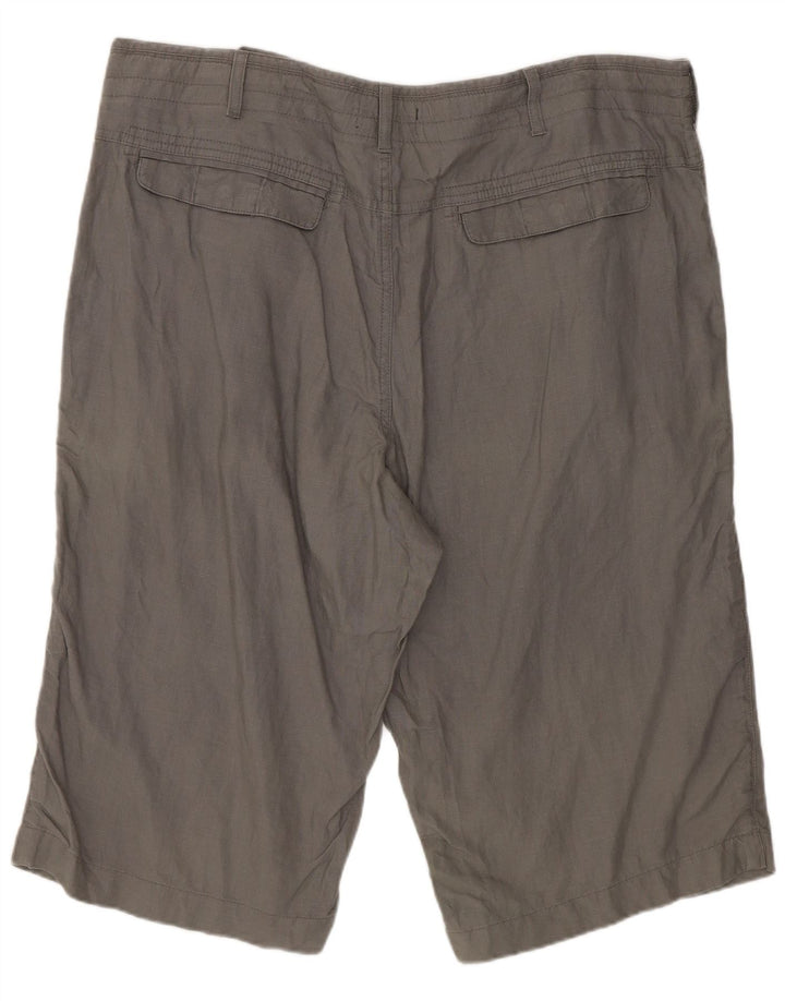 Marks & Spencer muške chino kratke hlače W38 XL sivi lan