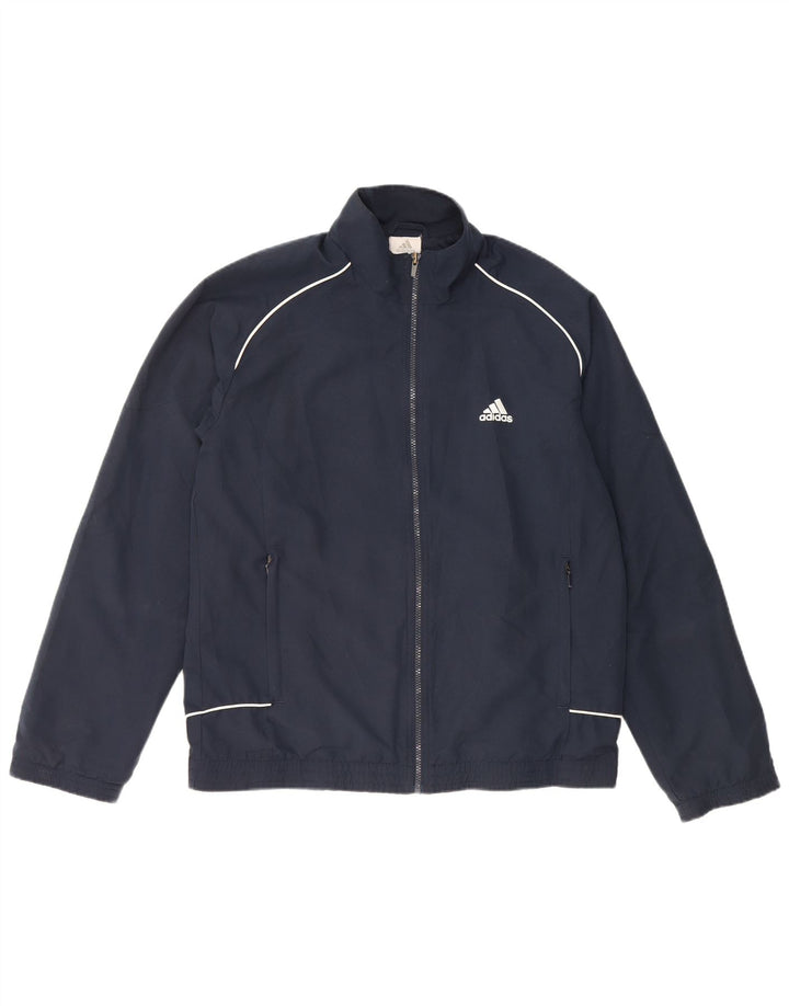 ADIDAS muška trenirka gornja jakna UK 38/40 srednje tamnoplava poliester